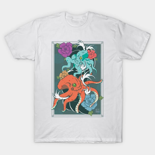 JapOctopus001 T-Shirt by Neyc Design